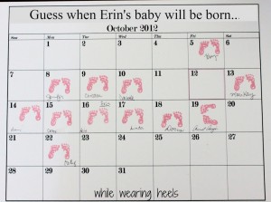baby gender calender