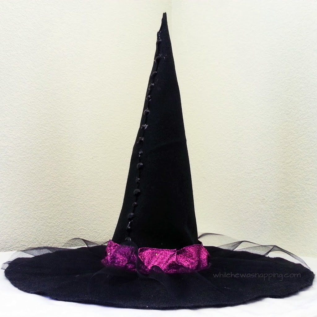 No-Sew DIY boszorkány kalap