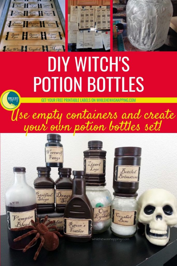 Make Your Own Potion Bottles