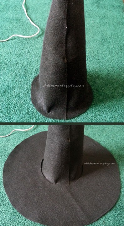 Ei-Ompele noita hattu DIY