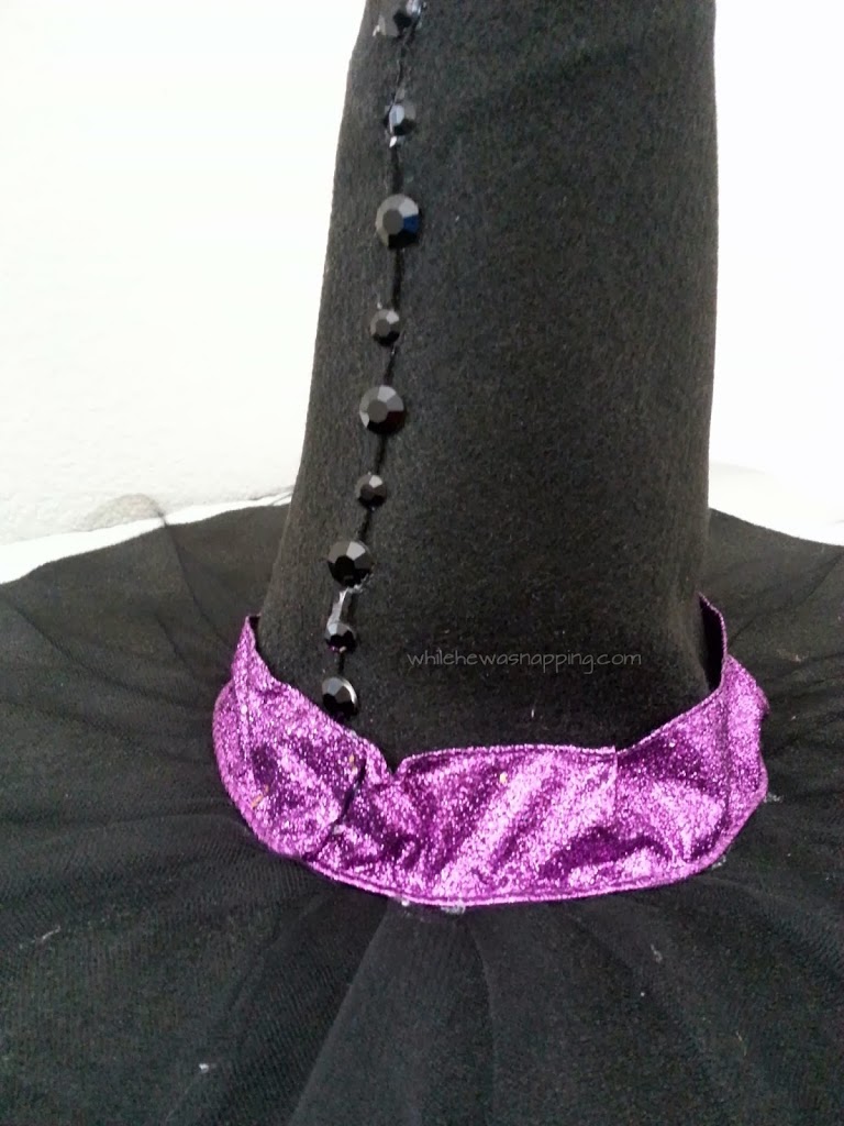 Sombrero de bruja sin coser DIY