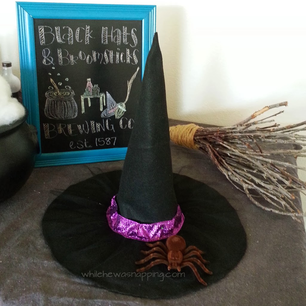 nem varrni DIY boszorkány kalap 