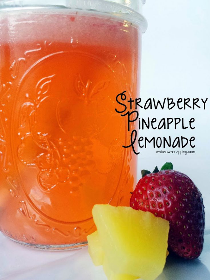 Single Serving Strawberry Pineapple Lemonade