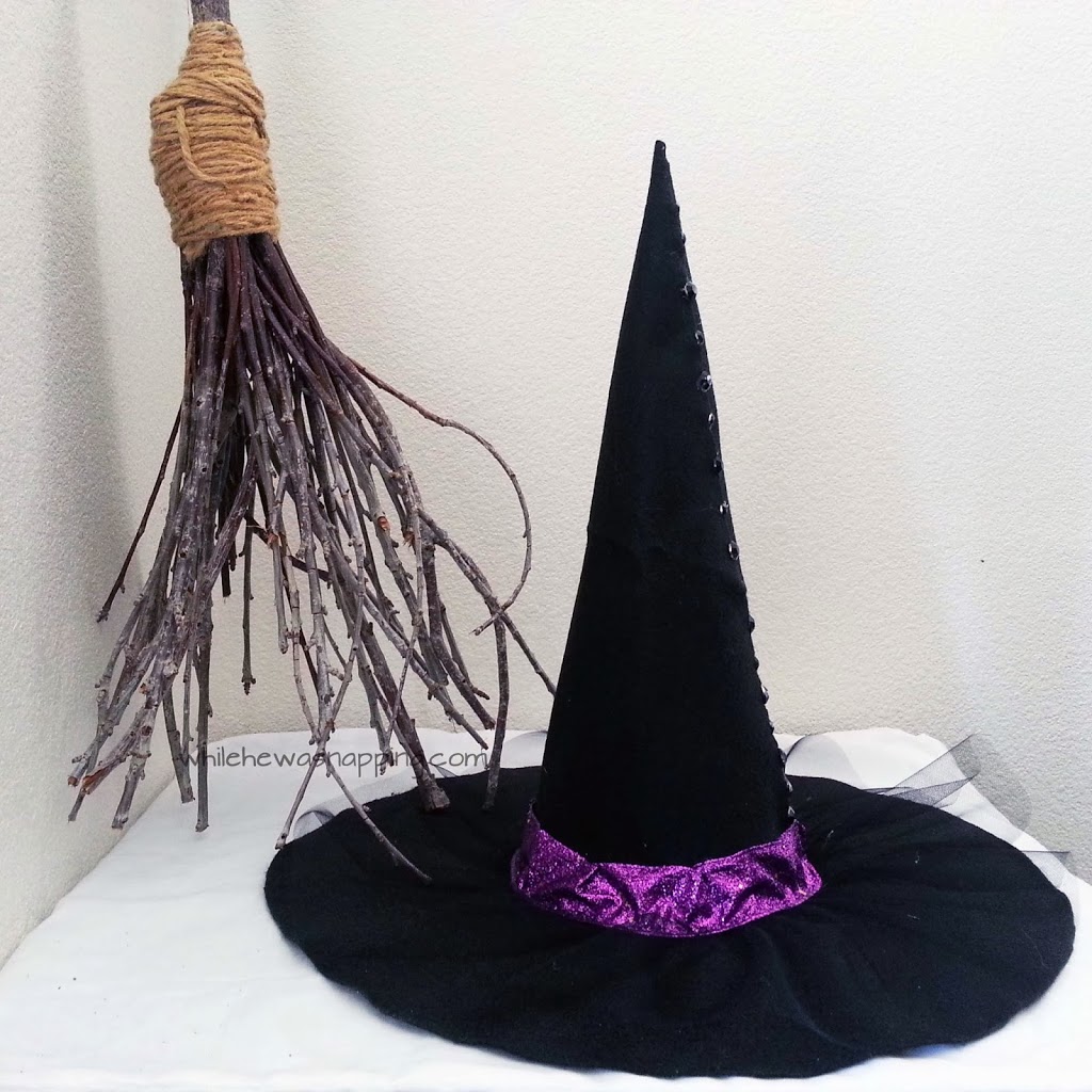 No-Sew boszorkány kalap DIY