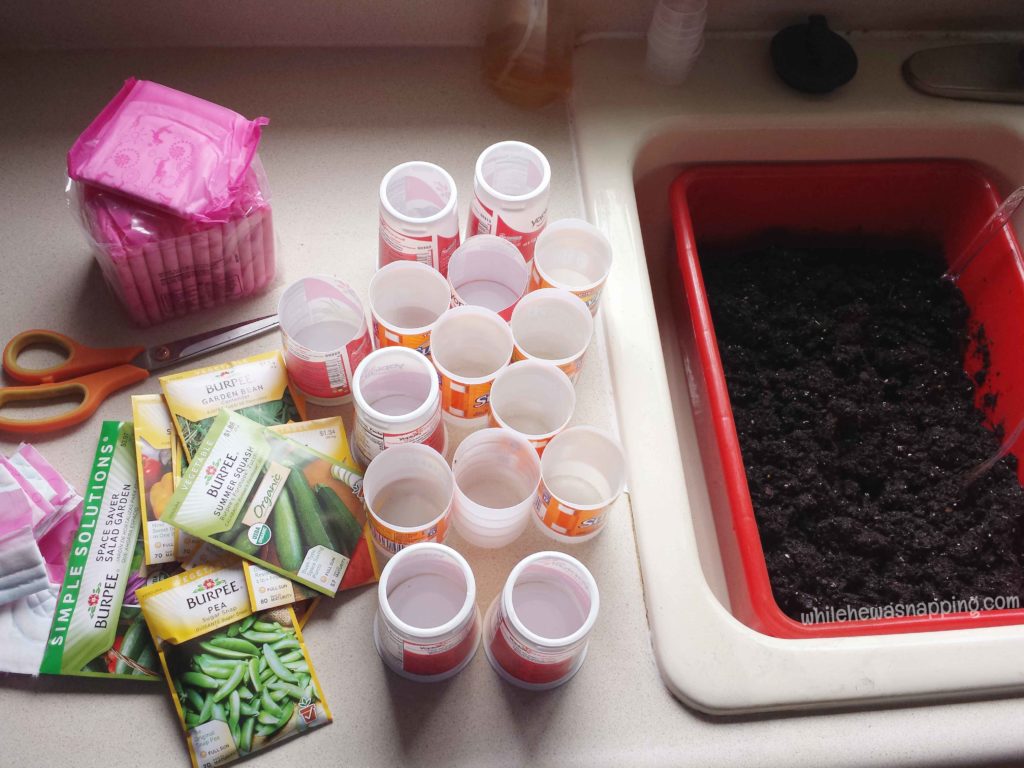 Recycle Your Period Pad in the Garden! While He Was Napping