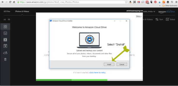 Save Your Memories with Amazon Cloud Drive | While He Was Napping