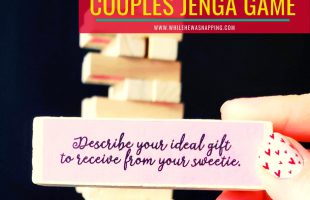 DIY Couples Jenga Date Night Game