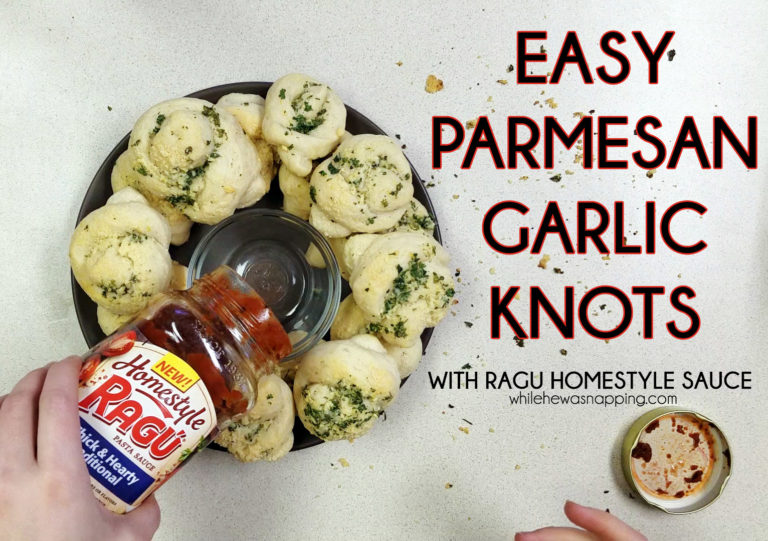 Easy Parmesan Garlic Knots The Perfect Appetizer While He Was Napping