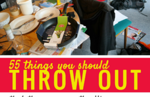 Get clutter free when you throw out these 55 things today!