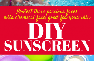 DIY Sunscreen that provides chemical-free, good-for-your-skin protection with ingredients you can pronounce